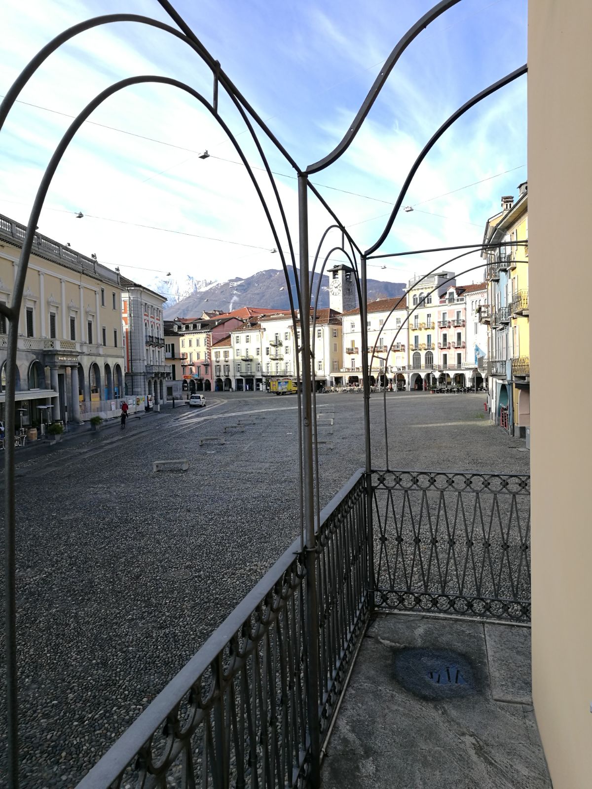 vista dal balcone